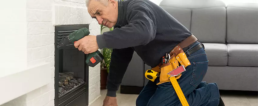 New Indoor Fireplace Installation in Warren, Michigan