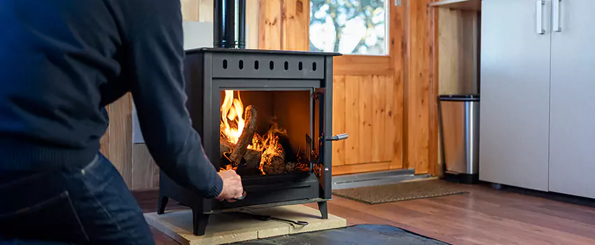 Open Hearth Wood Fireplace Installation in Warren, MI